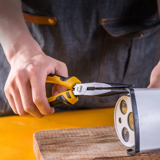 Špicasta kliješta prava DELI 200mm EDL2108