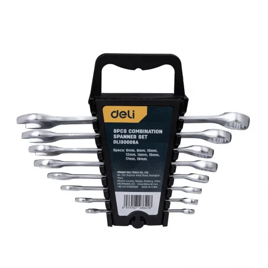 Set okasto-viljuškastih ključeva DELI  6-19mm, 8kom EDL130008A