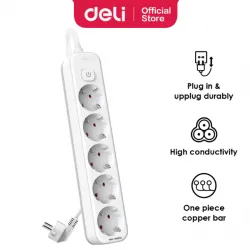 PRODUŽNI KABL DELI SA PREKIDAÈEM 5 UTIÈNICA I 3m DUŽINE ET438