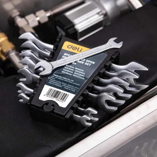 Set duplo-viljuškasti ključeva DELI 6-22mm, 8kom. EDL160008A