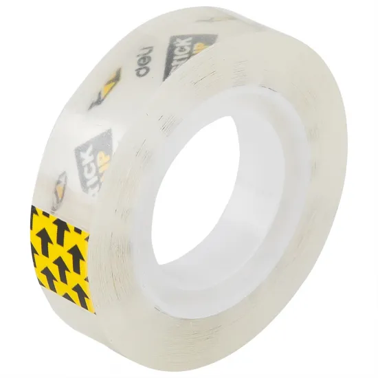 Selotejp DELI 12mm*30y*38µm SET 1/12 E30015