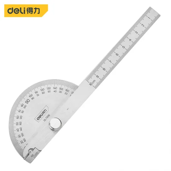 Uglomer bravarski 0-180° 150mm DELI DL7306