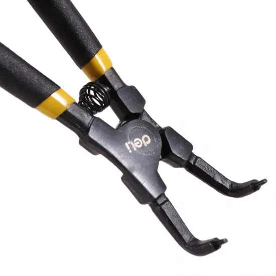 Zeger kliješta savijena spoljašnja DELI 19-60mm, 180mm DL20024