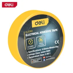 PVC IZOLIR TRAKA ŽUTA DELI 18mmx10m EDL5263