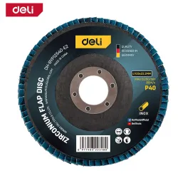 LAMELARNI BRUSNI DISK ZN INOX/METAL 125mm G40 DELI EDH-BYP12540-E2