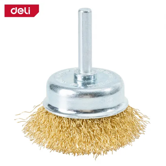 Četka kupasta 75mm mesing 6mm DELI EDH-GSS075-E3