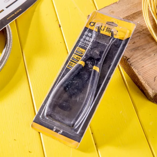 Zeger kliješta savijena spoljašnja DELI 19-60mm, 180mm DL20024