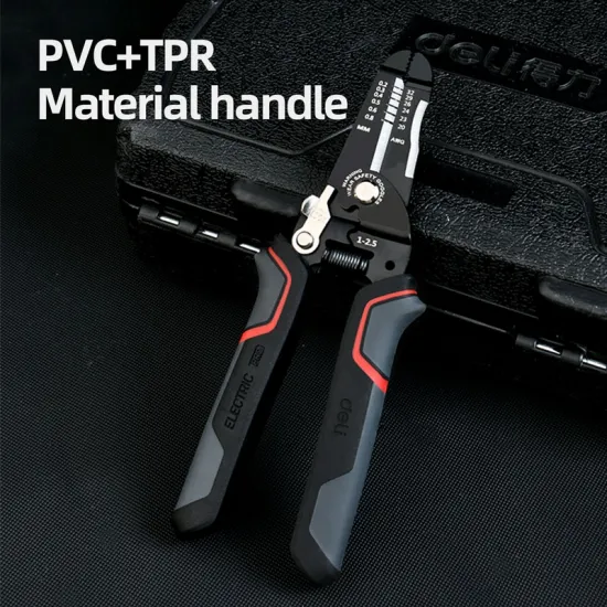 Klešta za skidanje izolacije 0,6-0,8mm PRO DELI 180mm EDL383028