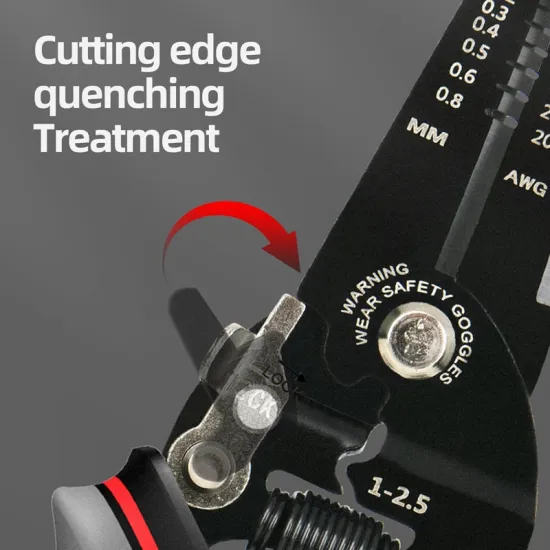 Klešta za skidanje izolacije 0,6-0,8mm PRO DELI 180mm EDL383028