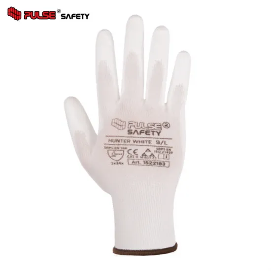 Zaštitne rukavice Hunter White, PU, vel. 10