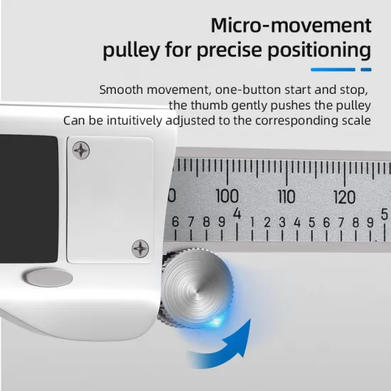 Digitalno pomično kljunasto mjerilo - šubler inox DELI 0-150mm EDL91150