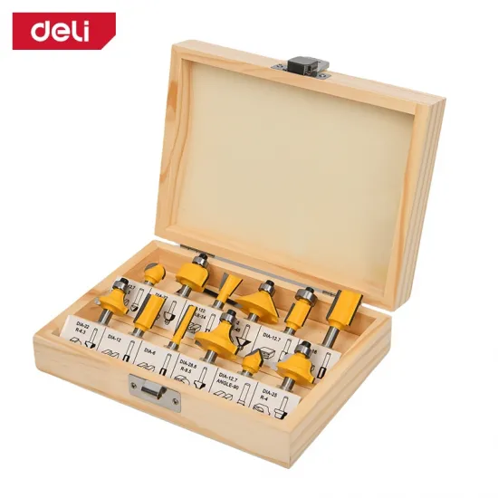 Set glodala za drvo 6mm 12kom Deli EDH-MXD006-EH1