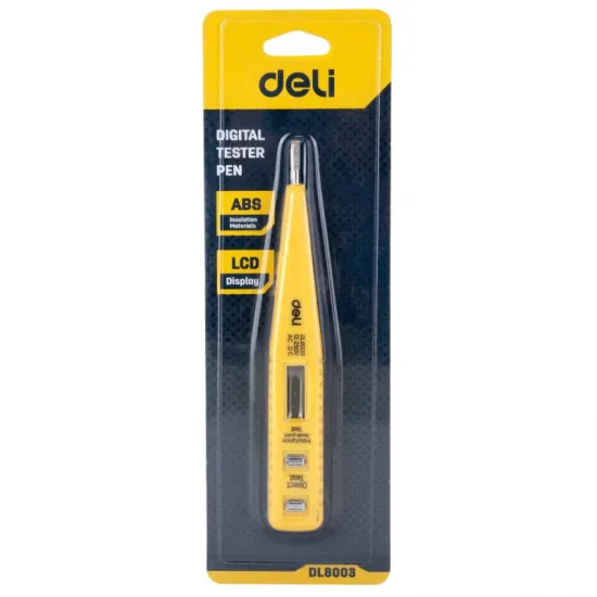 Digitalni ispitivač napona - glinerica DELI EDL8003
