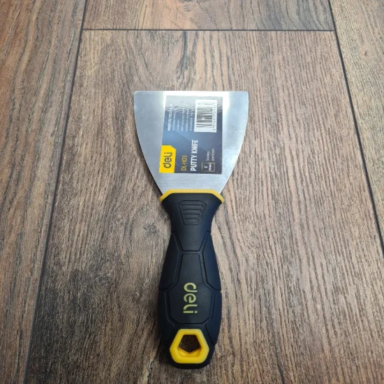 Špahtla inox gumena drška DELI 75mm EDL-HD3