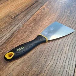 Špahtla inox gumena drška DELI 100mm EDL-HD4