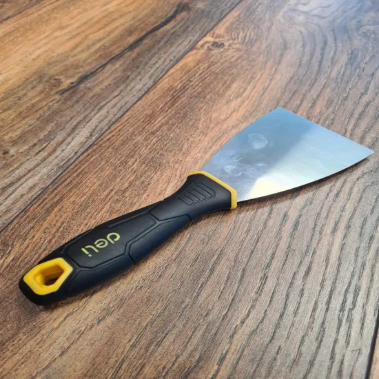 Špahtla inox gumena drška DELI 100mm EDL-HD4