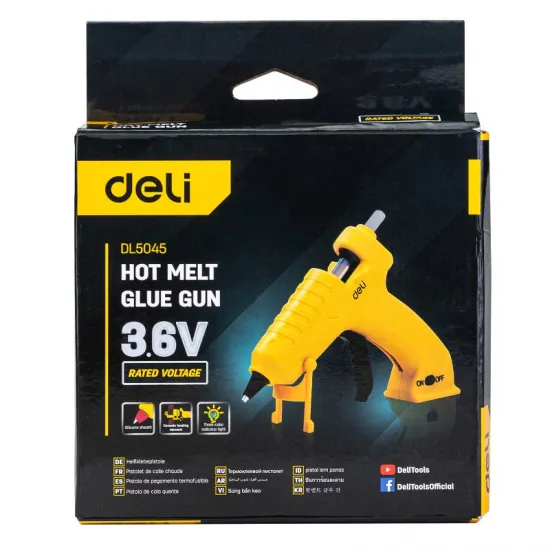 Baterijski pištolj za topljivi ljepak DELI 3,7V 2Ah EDL5045