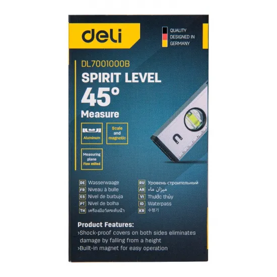 Libela aluminijumska DELI Ekonomik 1000mm EDL7001000B