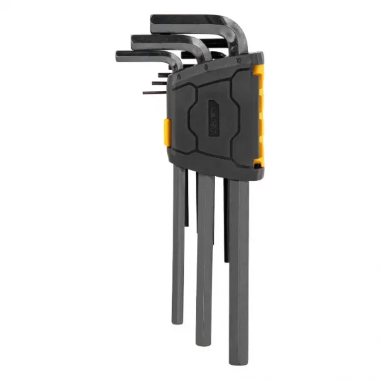 Set dugih imbus ključeva DELI Black 1,5-10mm, 9kom EDL231209H