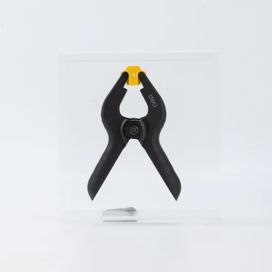 Jednoručna stega - štipaljka DELI 100mm EDL110004