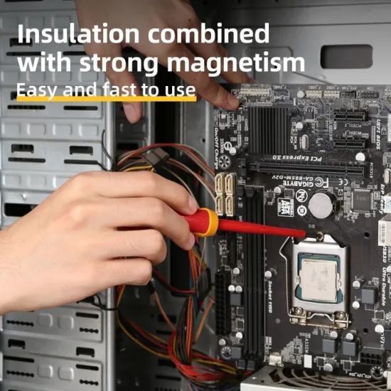 Odvijač VDE ravni DELI 4x100mm  EDL5141001