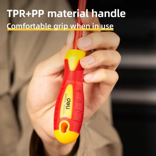 Odvijač VDE ravni DELI 5,5x125mm  EDL5151251