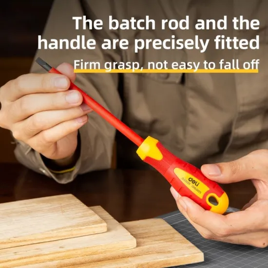 Odvijač VDE ravni DELI 5,5x125mm  EDL5151251