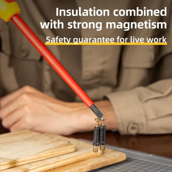 Odvijač VDE ravni DELI 6,5x150mm  EDL5161501