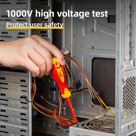 Odvijač VDE sa PH prihvatom DELI PH1 x 80mm  EDL514080