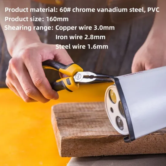 Špicasta kliješta DELI Standard 160mm EDL2106Z