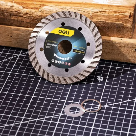 Dijamantska rezna ploča DELI Turbo 115mm EDH-CQP115-E1