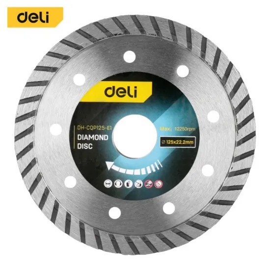 Dijamantska rezna ploča DELI Turbo 125mm EDH-CQP125-E1