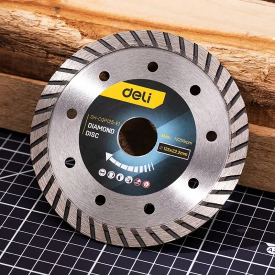 Dijamantska rezna ploča DELI Turbo 125mm EDH-CQP125-E1