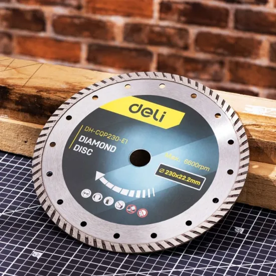 Dijamantska rezna ploča DELI Turbo 230mm EDH-CQP230-E1