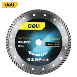 Dijamantska rezna ploča Turbo DELI 230mm EDH-CQP230-E1
